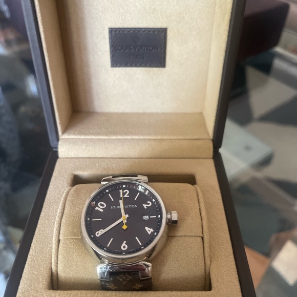 Louis Vuitton tambour monogram watch unisex 1000% authentic - Picture 5 of 12